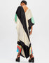 Beige And Black Fancy Soft Satin Silk Kaftan pretty Kaftan online