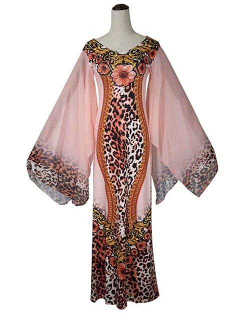 African Women Dress Batwing Sleeve