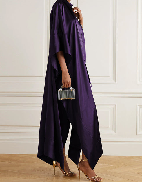 Rama Green Heavy Designer Heavy Maxi Dress Back View