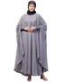 Modest smoking at sleeve Causal Daily Wear Irani kaftan In the Shade of Grey