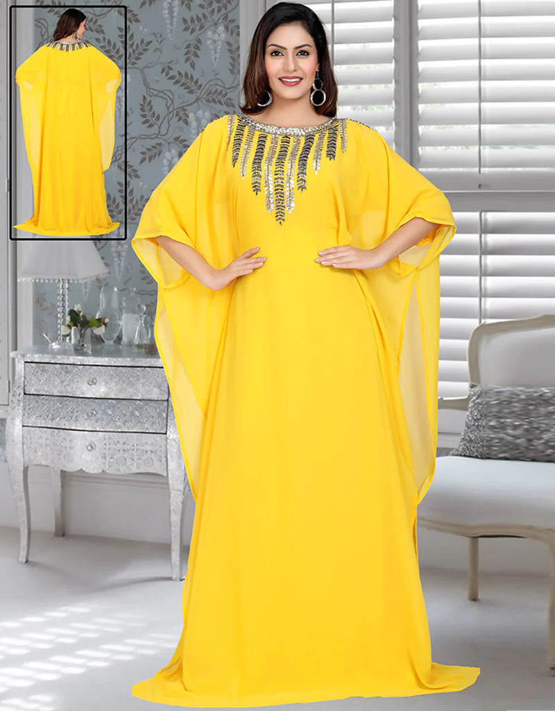 Look Your Best in a High-Quality Yellow Kaftan from Arabic Attire  Arabic  attire