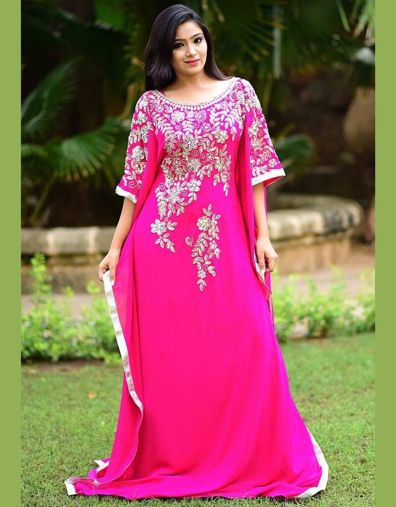 Up Your Style with Pink Kaftan Dress - Pink Caftan  Arabic attire