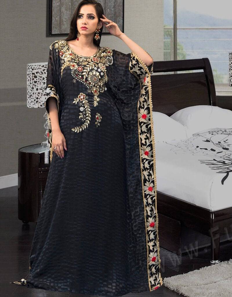 eid dresses woman Kaftan for Women Floral Print Long Robe Ramadan Abaya Maxi Dress Long Sleeve Muslim Outfits Turkish Prayer Clothes Arabic Pakistani Ethnic Dresses Islamic Robe Navy X-Large at Amazon Women's Clothing Fabric is smooth and lightweight. Eid Collection Women Dress Collection