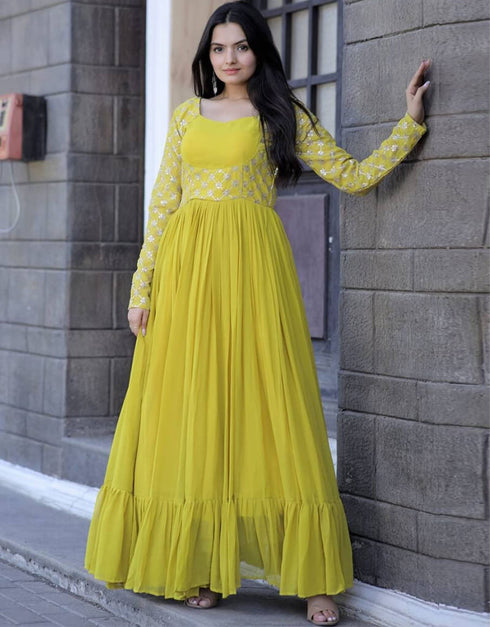 Modern Black Butterfly Net Designer Function Wear Heavy Salwar Suit Collection With Black American Crepe main image 1