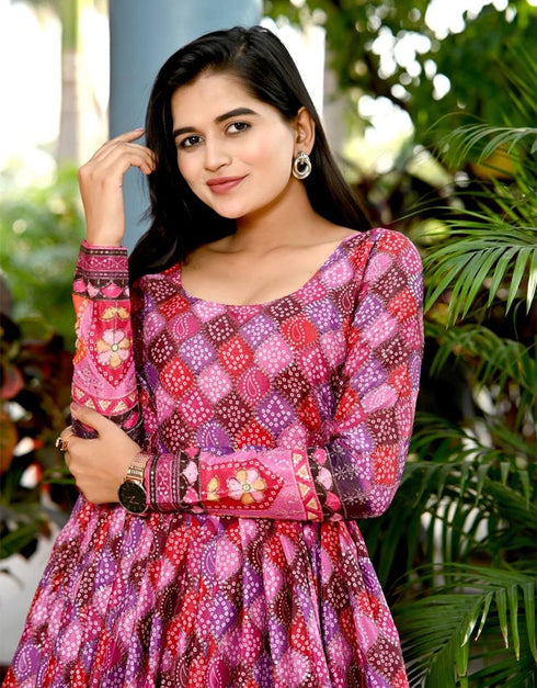 Stylish Sky Heavy Muslin Classy Designer Function Wear Readymade Anarkali Suit Collection With Sky Heavy Muslin