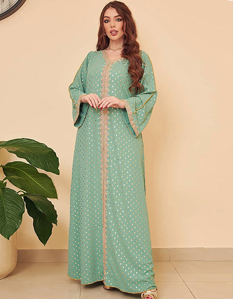 Islam Muslim Modest Abaya Elegant Party Evening Dresss – Arabic attire