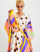 Multi Soft Satin Silk Kaftan