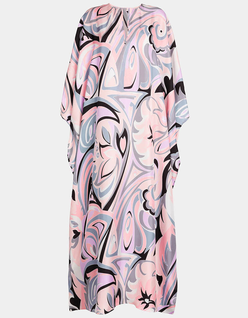 Multi Heavy Designer Digital Printed Maxi Dress