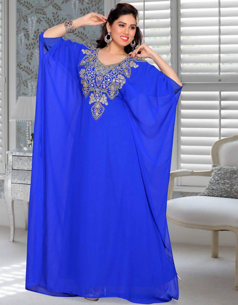 Celadon Trendy Farasha Kaftan
