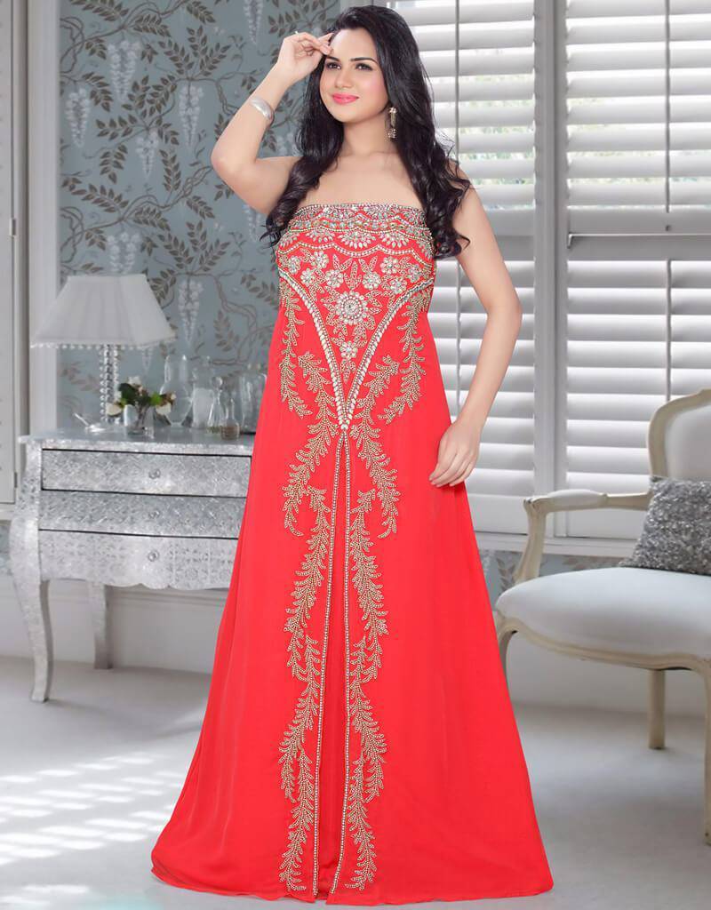 knee length dresses for ladies Fustan Al-Arous – Weddtiquebynatasha