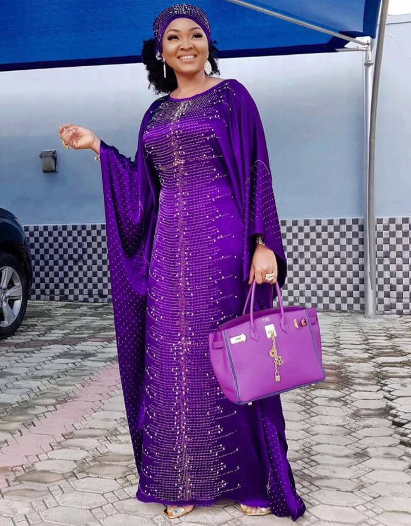 African Kaftan Dress for Women Plus Size Black / One Size African Kaftan Dress for Women Plus Size Black / One Size