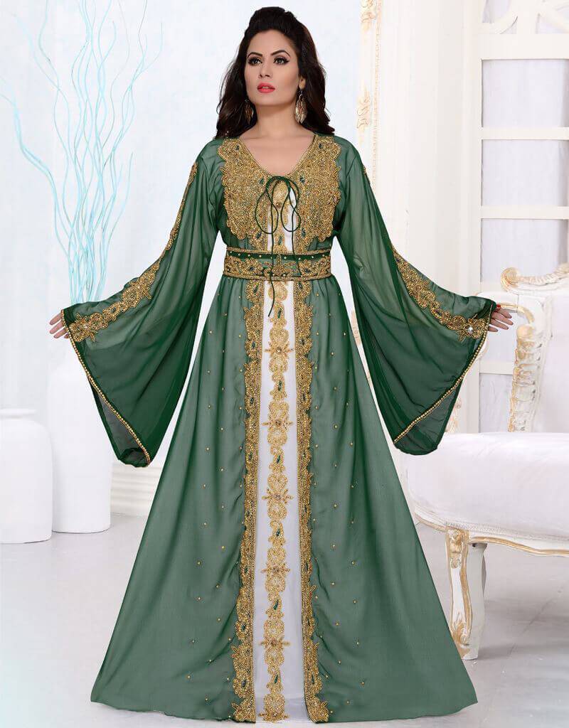 Takchita, Moroccan Caftan Dress: Arabicattire